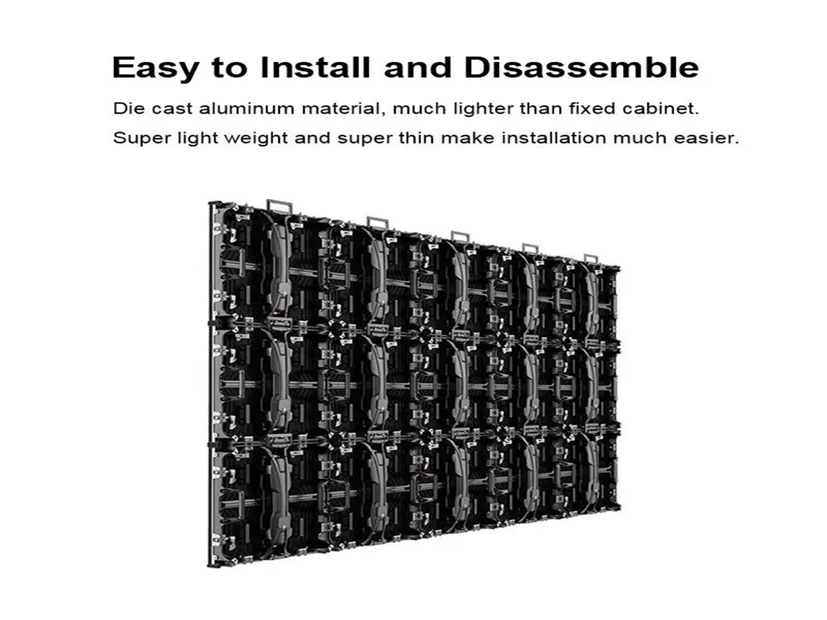 P2.604 Dış Mekan Led Ekran 500X1000mm Uygulama